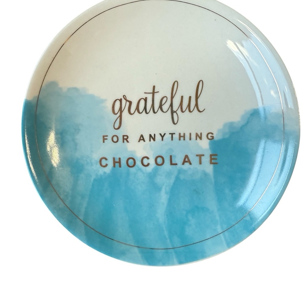 New‎ Set of 4 Grateful for Dessert Plates